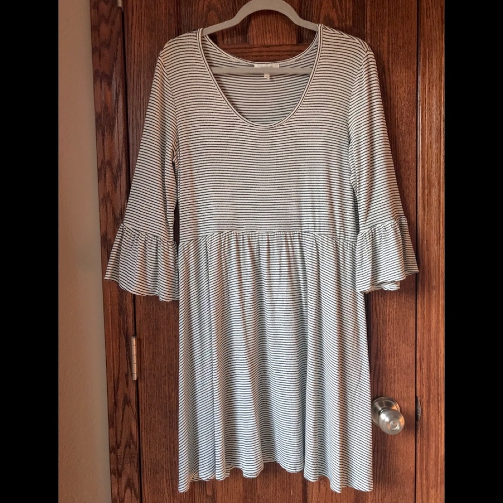 Maurice’s Black and White Striped Dress.